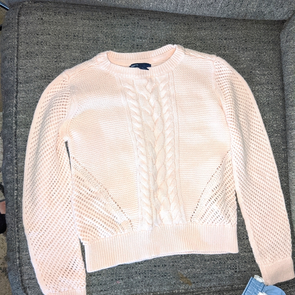 Gap kids very light pink sweater size 10
